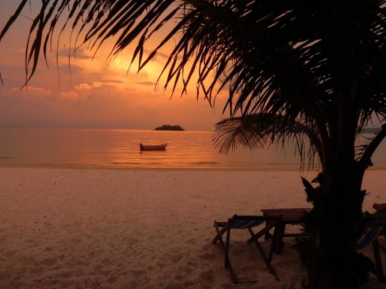 Sandbank Restaurant & Camping Koh Rong Kaoh Touch Dış mekan fotoğraf