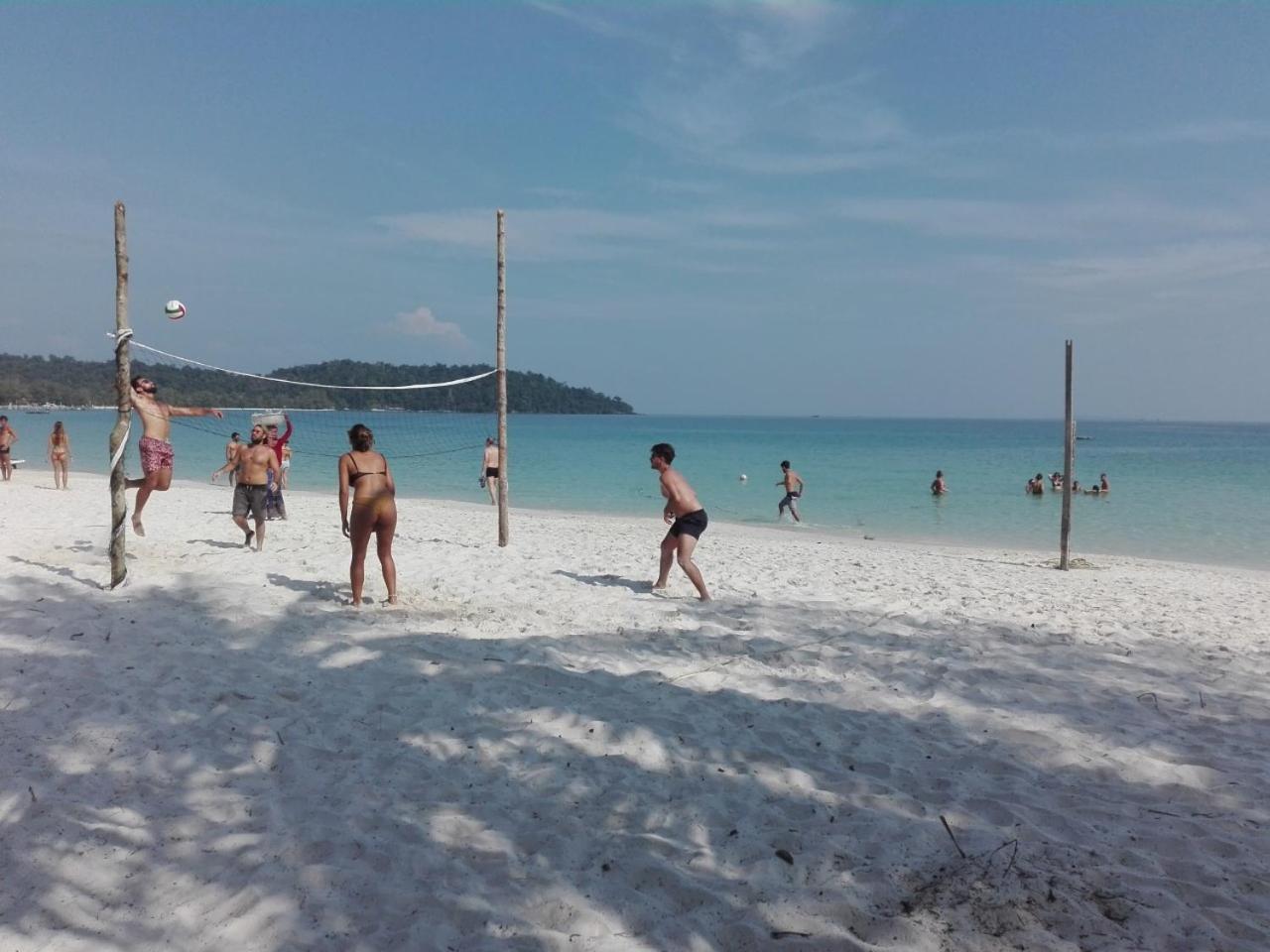 Sandbank Restaurant & Camping Koh Rong Kaoh Touch Dış mekan fotoğraf