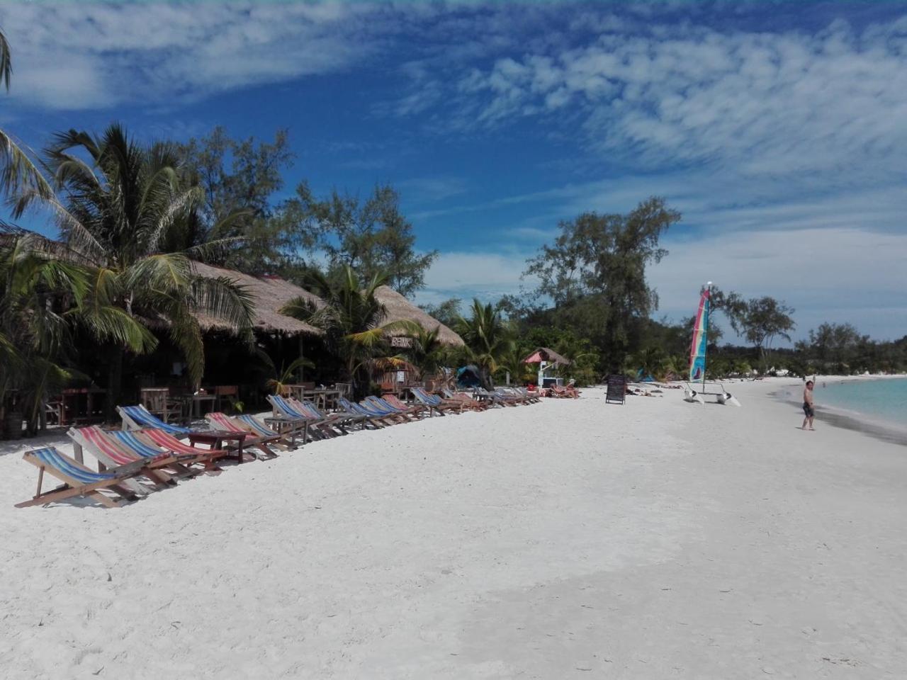 Sandbank Restaurant & Camping Koh Rong Kaoh Touch Dış mekan fotoğraf