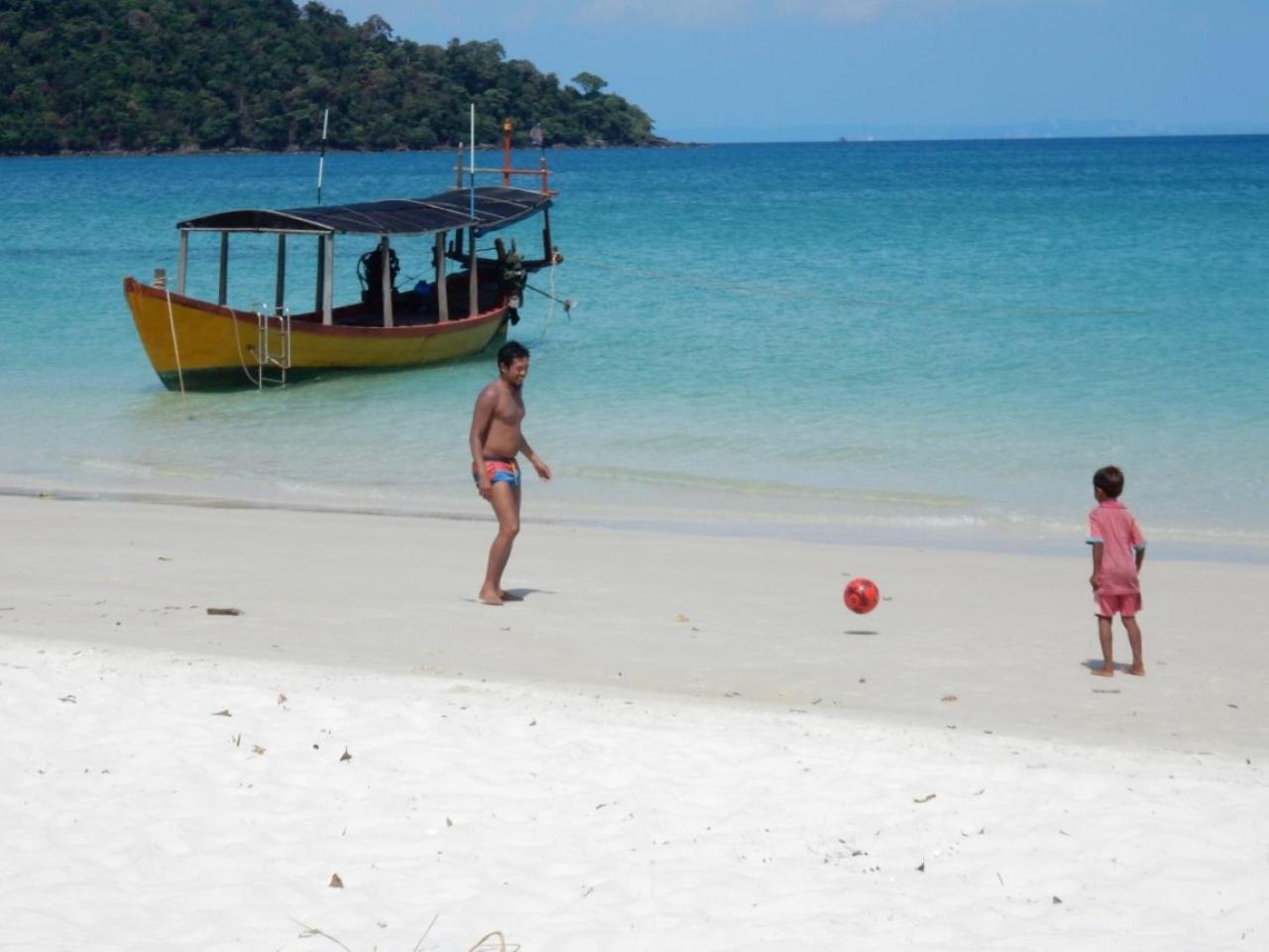Sandbank Restaurant & Camping Koh Rong Kaoh Touch Dış mekan fotoğraf