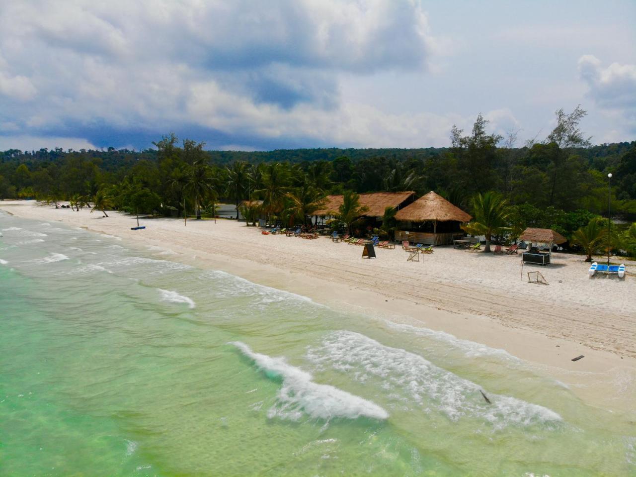 Sandbank Restaurant & Camping Koh Rong Kaoh Touch Dış mekan fotoğraf