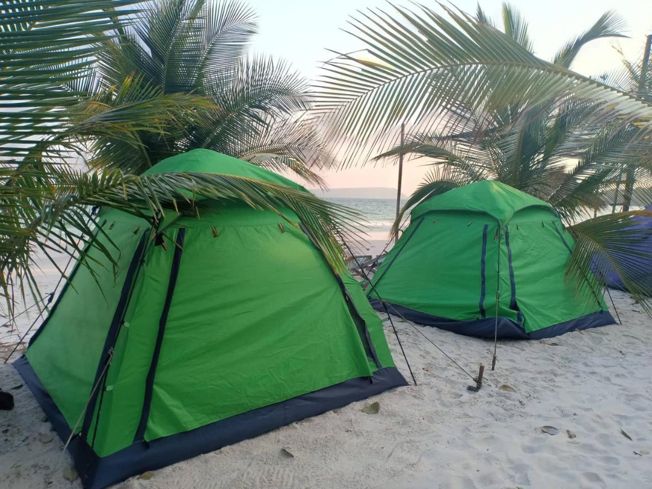 Sandbank Restaurant & Camping Koh Rong Kaoh Touch Dış mekan fotoğraf