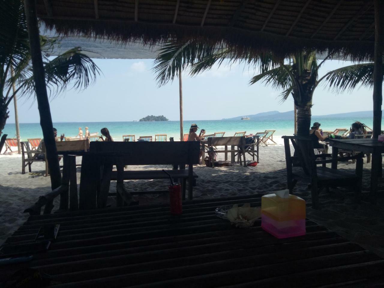Sandbank Restaurant & Camping Koh Rong Kaoh Touch Dış mekan fotoğraf