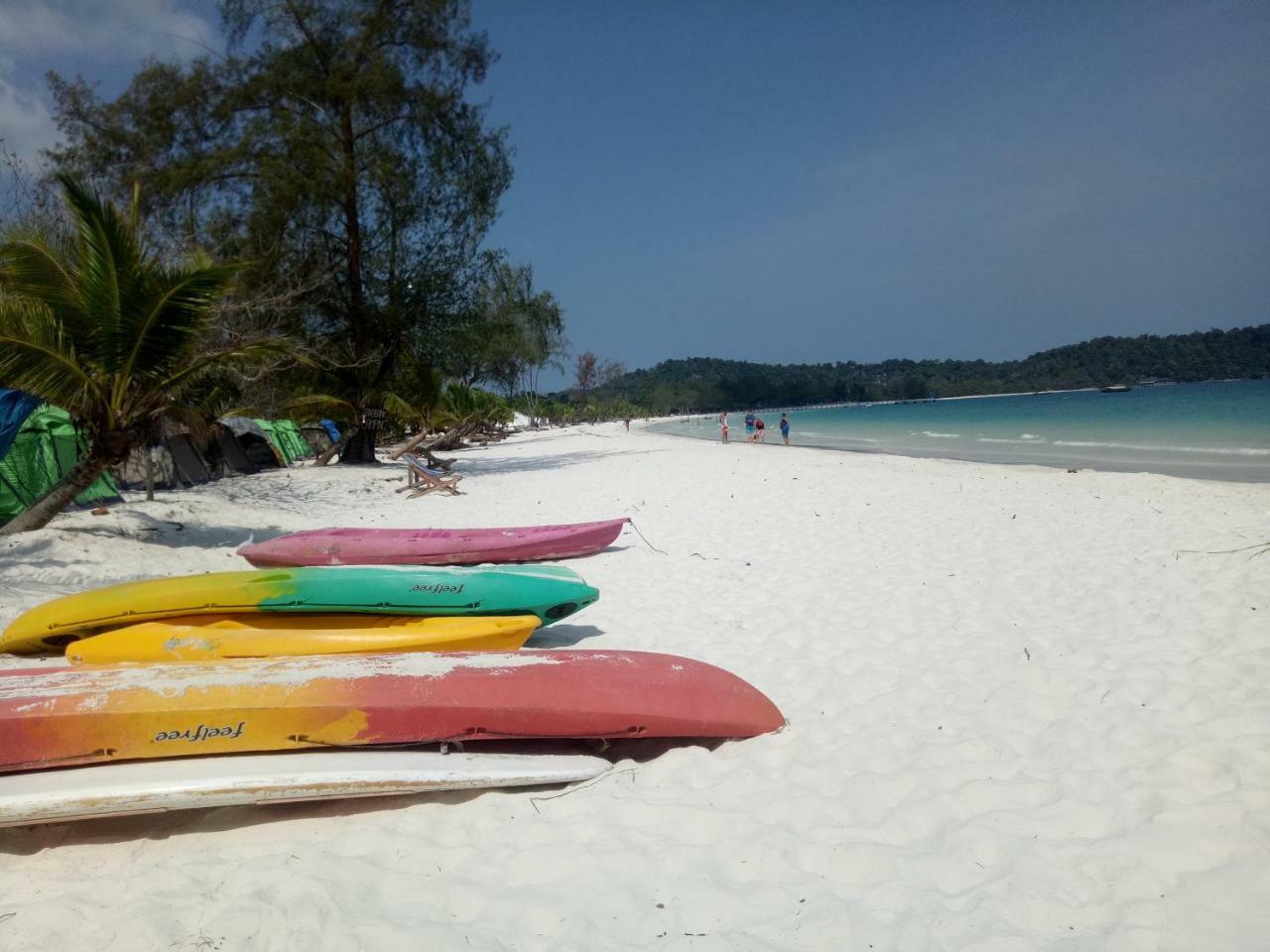 Sandbank Restaurant & Camping Koh Rong Kaoh Touch Dış mekan fotoğraf